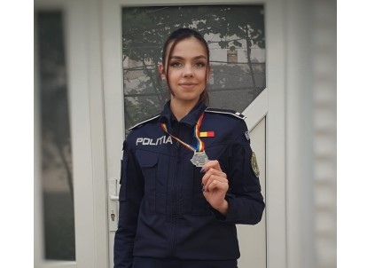 Ecaterina – poliţista din cadrul IPJ Neamţ care a devenit vicecampionă naţională la fitness şi culturism