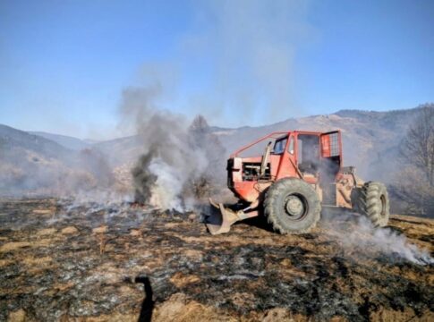 Neamţ: Incendiu pe 15 hectare și un bărbat spitalizat!